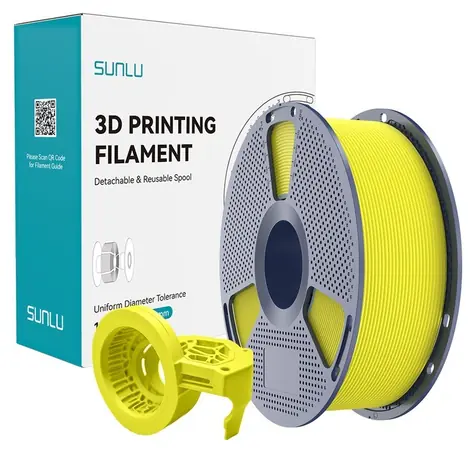 Sunlu PETG High-Speed Matte žlutá / struna pro 3D tiskárnu / PETG / 1kg