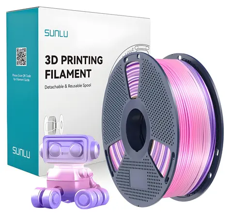 Sunlu PLA+ Silk duhová 03 / Struna pro 3D tiskárnu / PLA / 1,75 mm / 1 kg