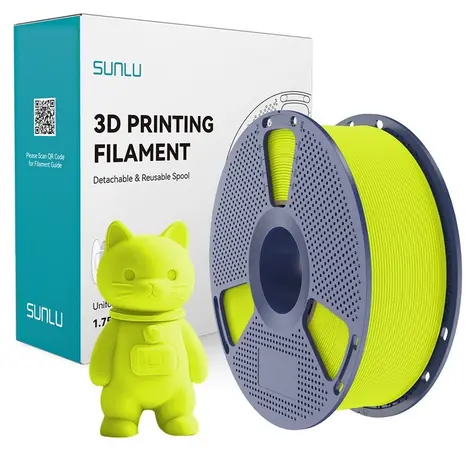 Sunlu PLA Matte světle zelená / Filament / 1,75 mm / 1 kg