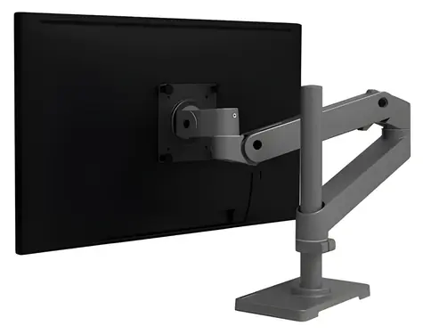 Ergotron LX Pro vyšší tyč šedá / Stolní rameno pro LCD