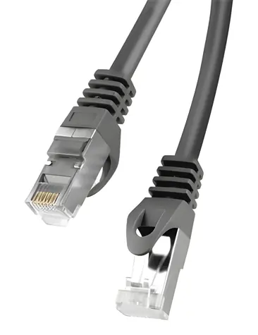 Lanberg CAT6 FTP 15 m černá / Patch kabel / RJ45-RJ45 / Fluke Passed