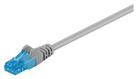 Goobay 55422 šedá / Patch kabel / CAT 6A / U/UTP / 3 m