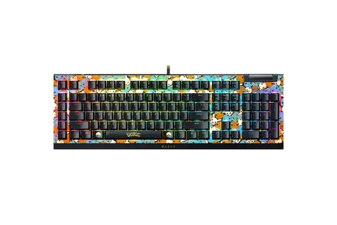 Razer BlackWidow V4 X Green Switch Pokémon Kanto Starters Ed. / Herní klávesnice / mechanická / Razer Green / US Layout