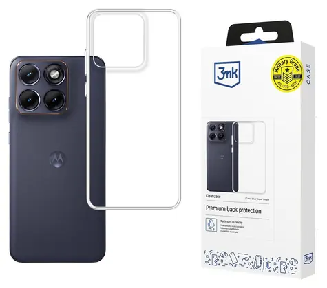 3mk Clear Case čirá / Zadní kryt / pro Motorola Edge 70 Fusion