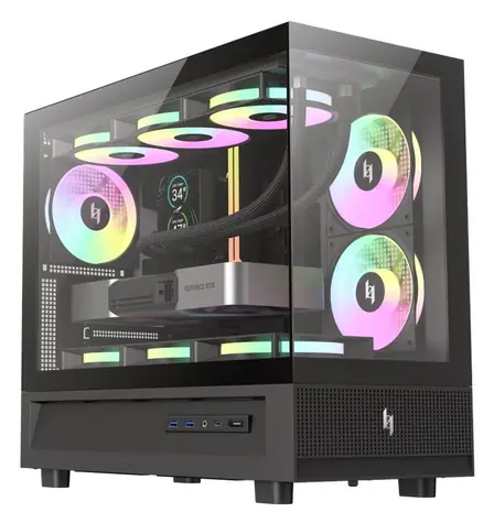 Gamemax NEX C31 černá / Skříň / mATX / podpora BTF