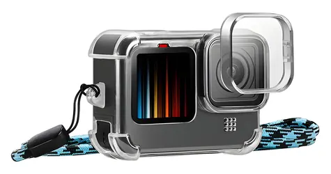 Puluz PU932T / Pouzdro s krytkou objektivu / pro GoPro Hero 9, 10, 11 / popruh na krk