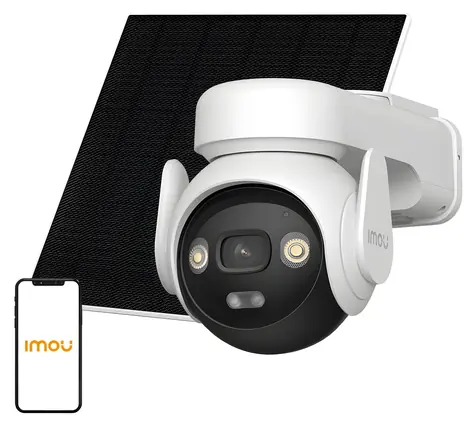 IMOU AOV PT KIT / Venkovní IP kamera + solární panel / 2880 × 1620 px / Wi-Fi / 4G LTE / IP66