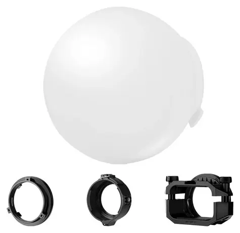 Neewer CRS6 / Difuzér blesku / Skládací kopulovitý / Sada 3 adaptérů / 150x150x150 mm