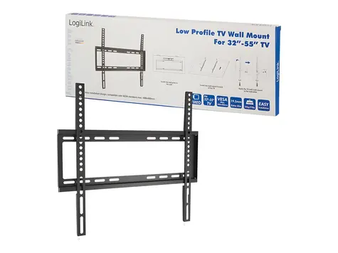LogiLink BP0009 černá / Nástěnný držák na TV / VESA / 32