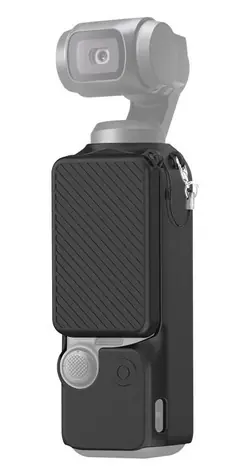 Puluz Silikonové pouzdro se šňůrkou černá / Pouzdro / pro DJI Osmo Pocket 3 / silikon