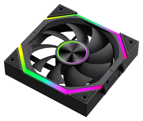 Gamemax FN12A-N2 WL černá / Ventilátor / 120 mm