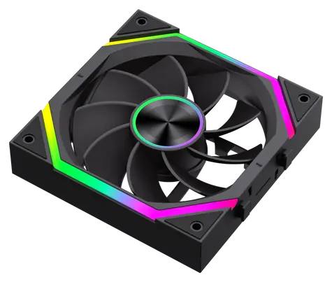 Gamemax FN12A-N2 WL-R černá / Ventilátor / 120 mm
