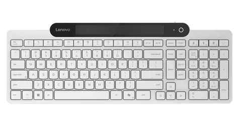 Lenovo 800 / Bezdrátová klávesnice / Bluetooth / Samonabíjecí / US