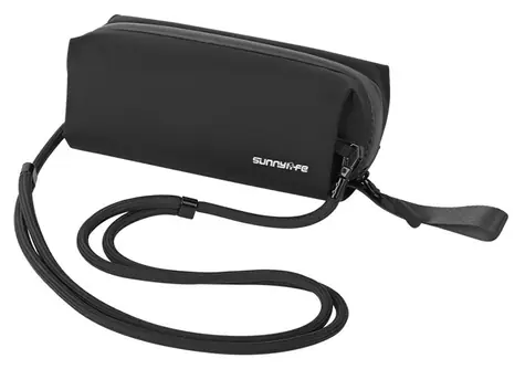 Sunnylife B018 černá / Brašna / OSMO Pocket 3, Insta360 GO 3S, GO Ultra / PU materiál / Voděodolná
