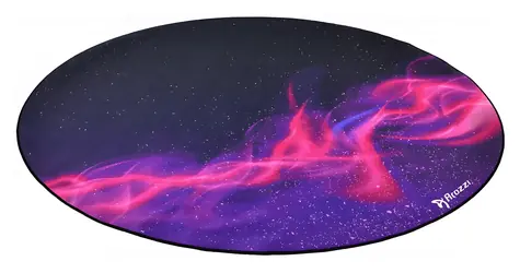 Arozzi ZONA Round Floor Pad Purple Galaxy / Ochranná podložka na podlahu / kulatá / design Purple Galaxy