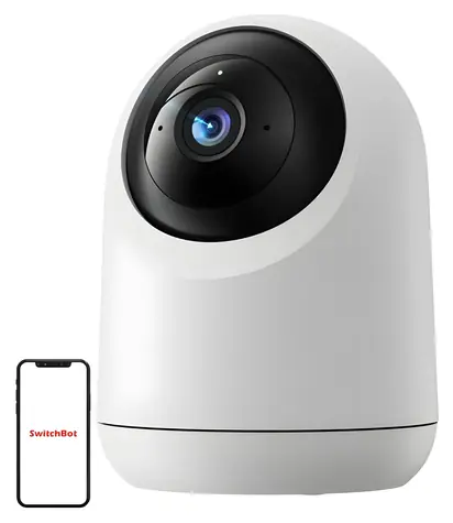 SwitchBot Pan/Tilt Cam Plus 3K / Vnitřní IP kamera / 360° pan/tilt / Noční vidění / Wi-Fi