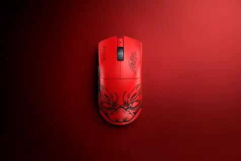 Razer Viper V3 Pro červeno-černá / Herní bezdrátová myš / 35000 DPI / 6 tlačítek / USB-C / 2.4GHz