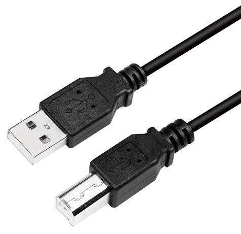LogiLink CU0007B černá / Propojovací kabel / USB 2.0 / USB-A - USB-B / 2 m