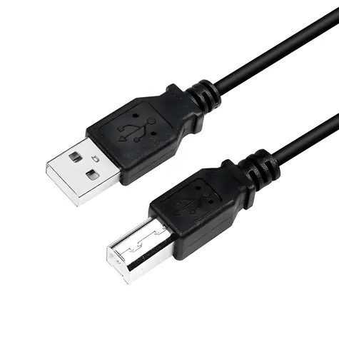 LogiLink CU0009B černá / USB 2.0 kabel / USB-A - USB-B / 5 m