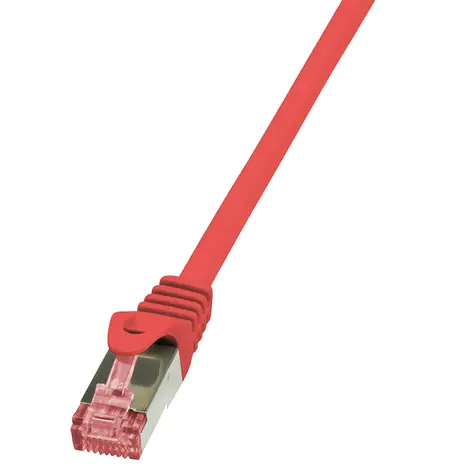 LogiLink červená / Patch kabel / Cat6 S/FTP / RJ-45 / 10 m