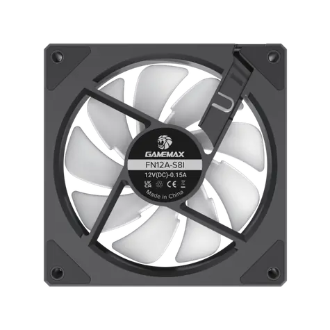 Gamemax FN12A-S8I černá / Ventilátor / 120 mm
