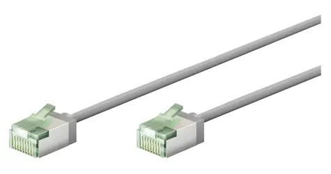 Goobay 74343 šedá / Patch kabel / Cat 8.1 / U/FTP / 0,15 m
