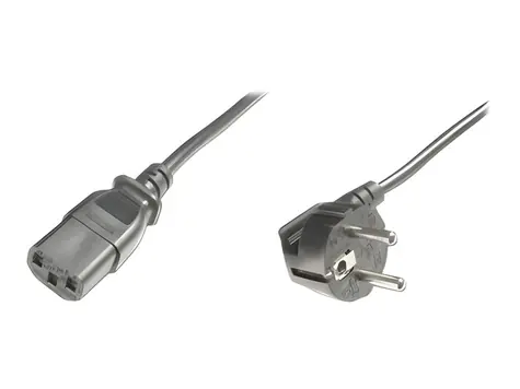 Digitus napájecí kabel CEE 7/7 90° - C13 pravoúhlý / Napájecí kabel / IEC C13