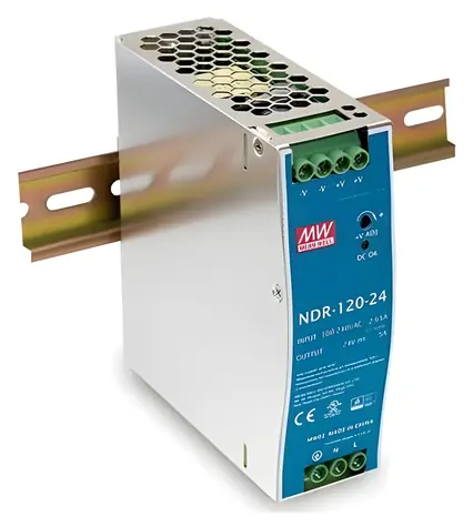 Mean Well NDR-120-48 / Průmyslový napájecí zdroj / 48V / 120W / DIN lišta