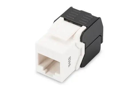 DIGITUS Keystone Jack CAT 5e nestíněný / TP zásuvka / RJ45 / Tool-free montáž