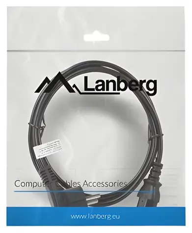 Lanberg napájecí kabel CEE7/7 - IEC C13 černá / Napájecí kabel / 1,8 m