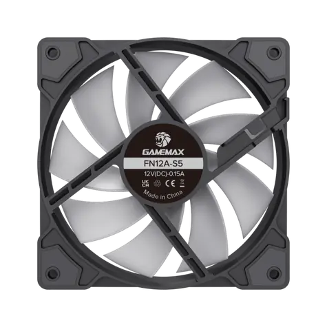 Gamemax FN12A-S5 černá / Ventilátor / 120 mm
