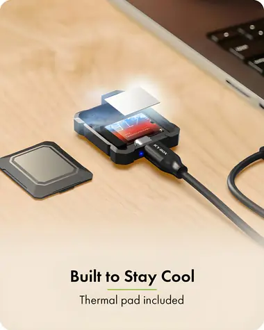 ICY BOX IB-1601MP-CU31 černá / Externí box pro M.2 2230 NVMe SSD / do 2TB / USB-C