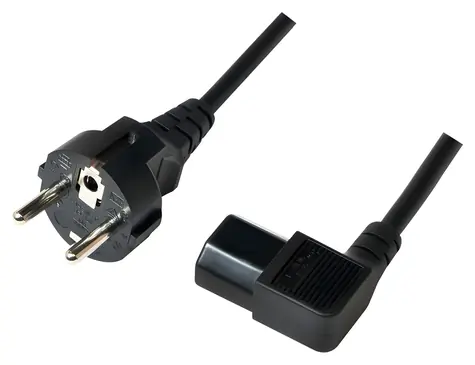 LogiLink Schuko - C13 rozdvojovač černá / Napájecí kabel / 5 m / 250 V / 10 A