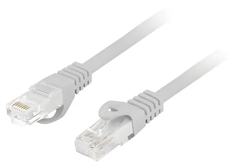 Lanberg CAT6 UTP šedá / Patch kabel / 3 m / RJ45-RJ45 / LSZH / Fluke Passed