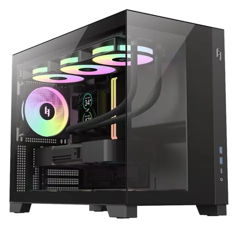 GameMax NEX C33 černá / Skříň / mATX / BTF