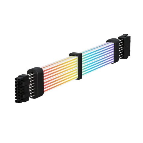 Gamemax 2x8PIN-B černá / Prodlužovací kabel / VGA/CPU napájení / 2x 8-pin