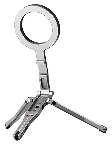 Puluz PU3222H šedá / Držák telefonu se stativem / MagSafe / skládací / N52 magnety