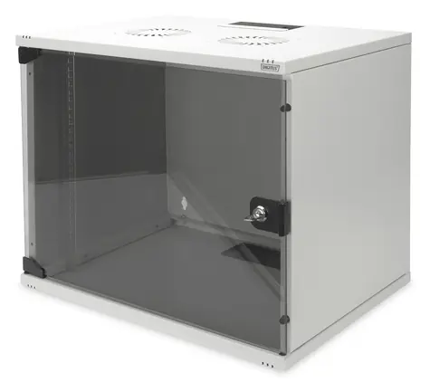 Digitus DN-19 09-US-1 šedá / Nástěnná skříň / 19
