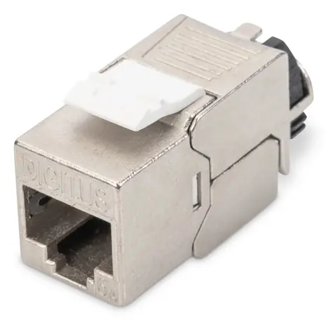 Digitus Keystone Jack CAT 6A stíněný / Keystone Jack / RJ45 / Tool-free