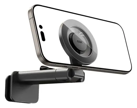 ESR Skygrip černá / Držák telefonu / MagSafe / Magnetická síla 2000 g / Otočení 360°