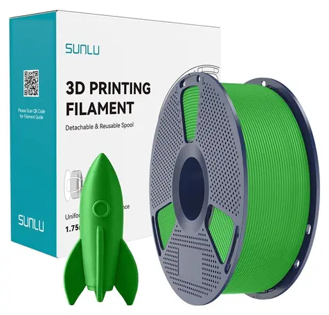 Sunlu Filament PLA High-Speed zelená / Struna pro 3D tiskárnu / PLA / 1 kg