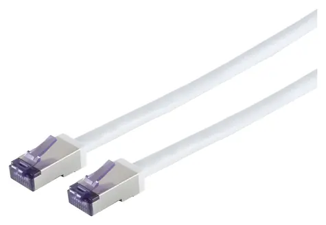 Lanview HIGH-FLEX CAT6a S/FTP 7,5 m bílá / Patch kabel / RJ-45 / PoE