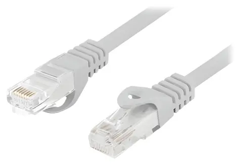 Lanberg UTP CAT6 0,5m šedá / Patch kabel / RJ45-RJ45 / LSZH / Fluke Passed