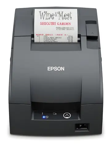 Epson TM-U220IIB šedá / Pokladní jehličková tiskárna / USB / automatický řezač