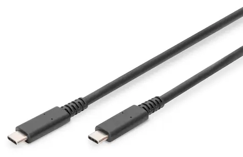 Digitus USB-C – USB-C černý / Kabel / USB4 / 40 Gbps / PD3.0 / 8K 30Hz / 0,8 m