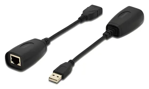 DIGITUS USB Extender / Prodlužovač signálu / USB 1.1 / UTP Cat5-Cat6 / až 45 m