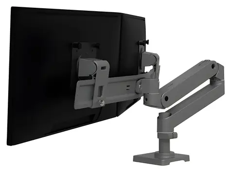 Ergotron LX Pro Desk Dual Direct Arm šedá / Stolní rameno pro 2 monitory