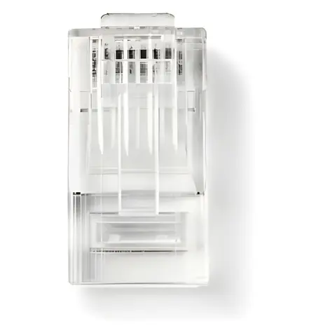 Nedis CCGB89305TP / Konektor RJ45 / CAT6 UTP lanko / pozlacené kontakty / 10 ks
