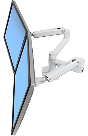 ERGOTRON LX Dual Side-by-Side Arm bílá / Stolní rameno pro 2 LCD / Do 27