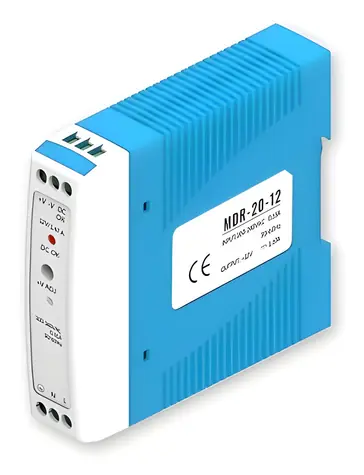 Teltonika Napájecí zdroj na DIN lištu 20 W / Napájecí zdroj / 20 W